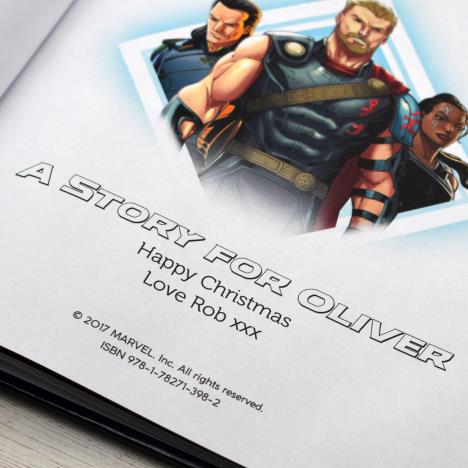 Personalised Marvel Thor Ragnarok Softback Story Book Extra Image 3